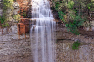 One of the taller falls within Falls Creek State Park in Tennessee.