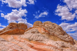 Incredible sandstone structures in an area of southern Utah known as White Pocket