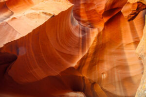 Approaching the entrance to the upper canyon provides a glimpse at what's to come inside.