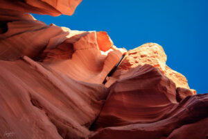 Walking through the canyon brings you into the sunlight at the quarter mile mark.