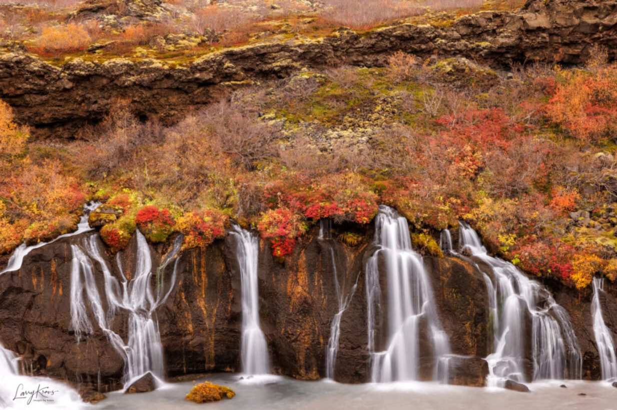 Hraunfossar Waterfalls