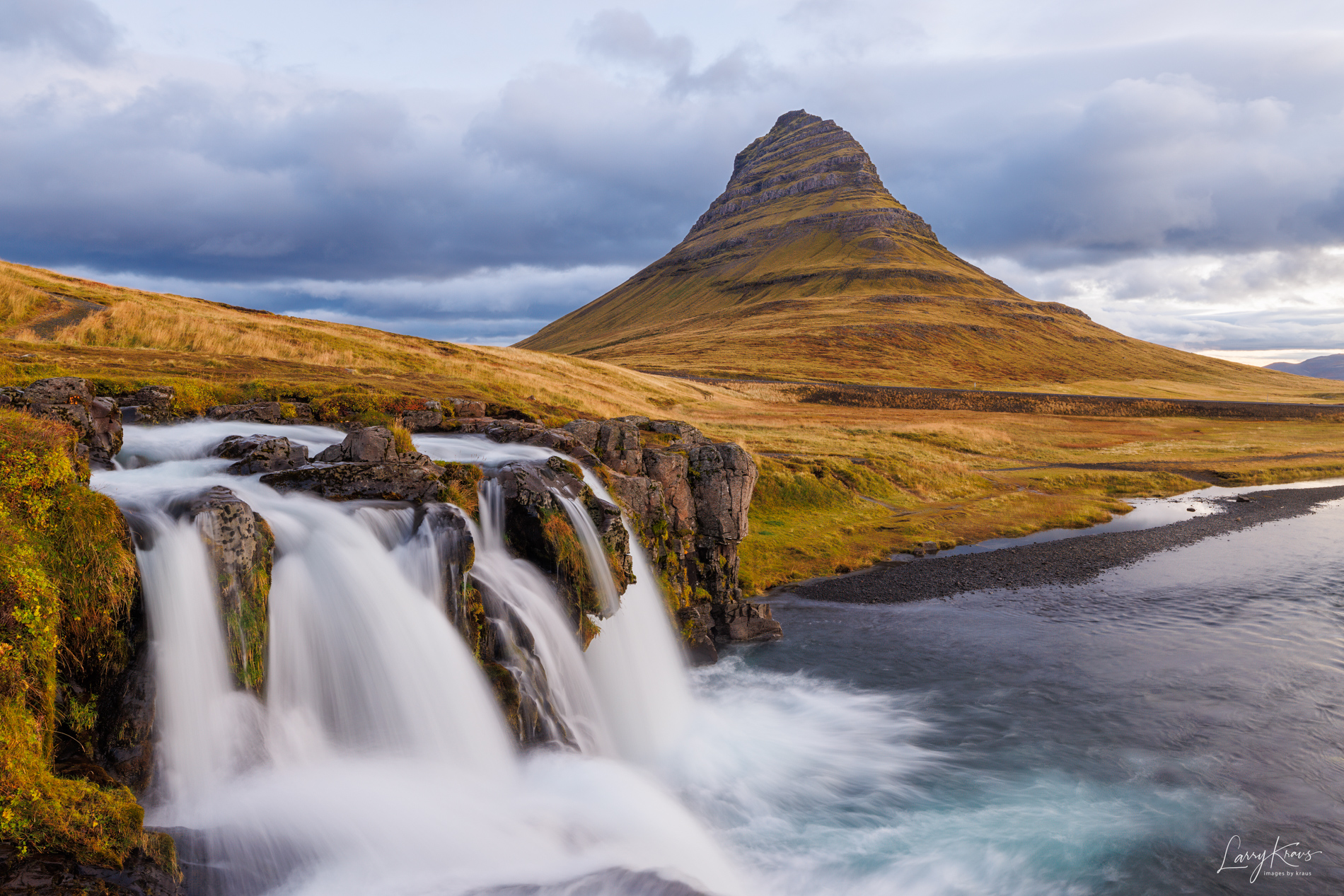 Mt. Kirkjufell Waterfalls, Grundarfjordur, Iceland