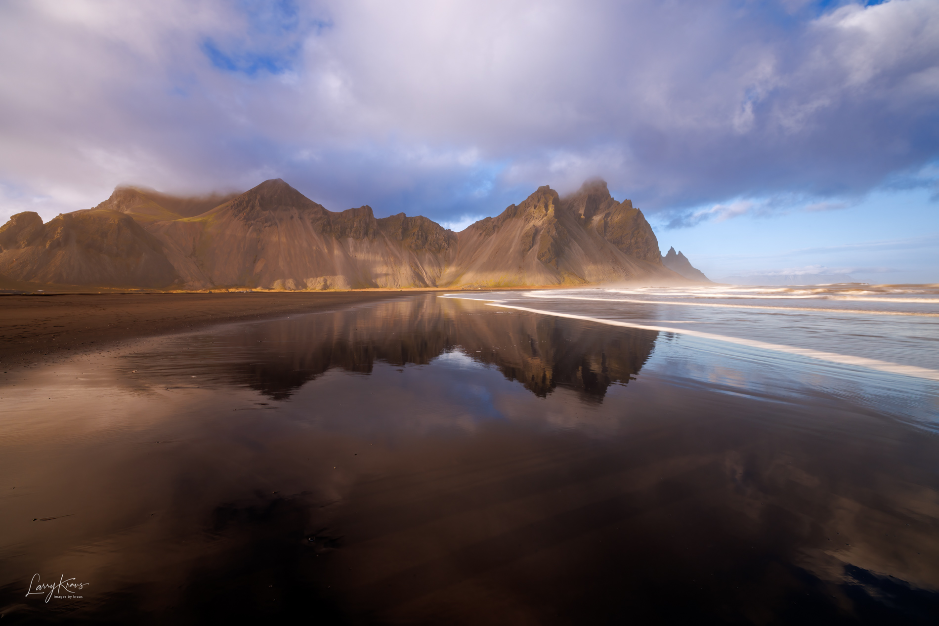 Vestrahorn Beach at Hofn, Iceland